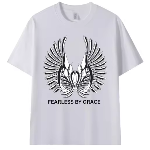 Fearless by Grace -100% heavyweight cotton T-shirt